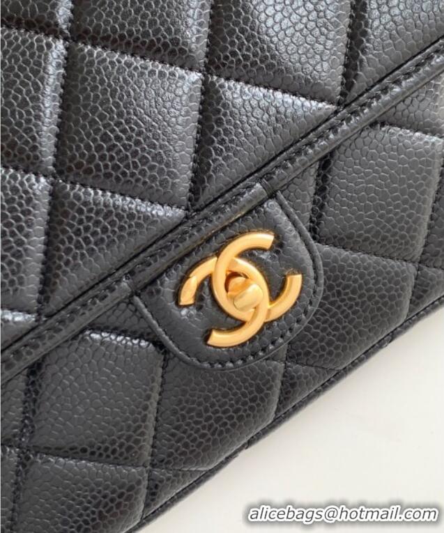 Best Price Chanel Grained Shiny Calfskin Backpack bag AS5347 Black 2025
