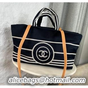 Buy Inexpensive Chanel Denim Small Shopping Bag A92240 Blue 2025