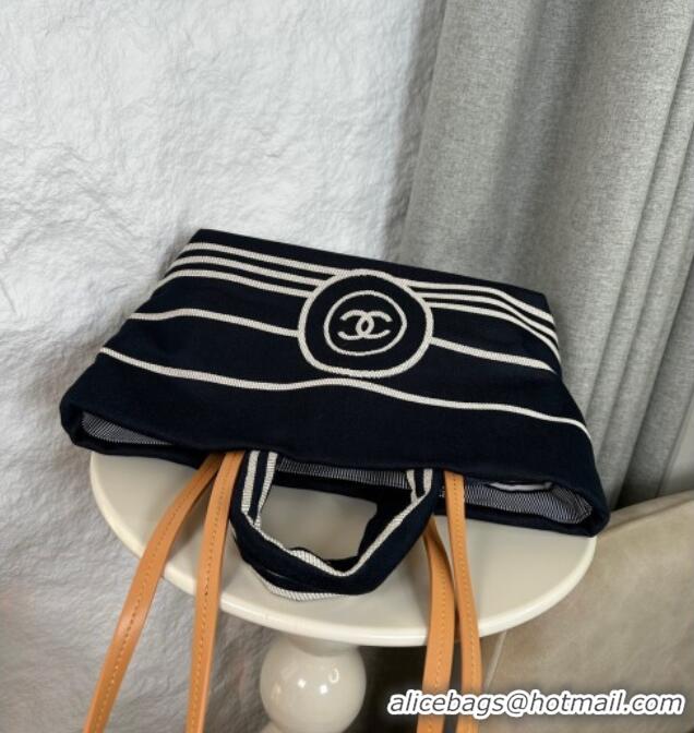 Buy Inexpensive Chanel Denim Small Shopping Bag A92240 Blue 2025