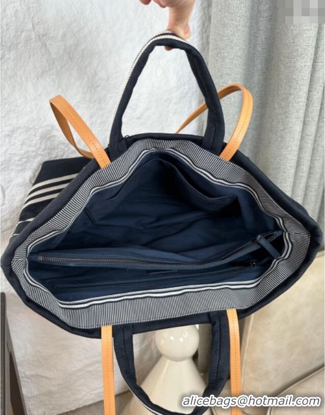 Top Grade Chanel Denim Large Shopping Bag A92241 Blue 2025