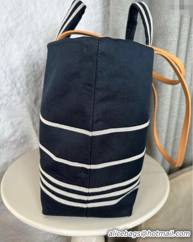 Top Grade Chanel Denim Large Shopping Bag A92241 Blue 2025