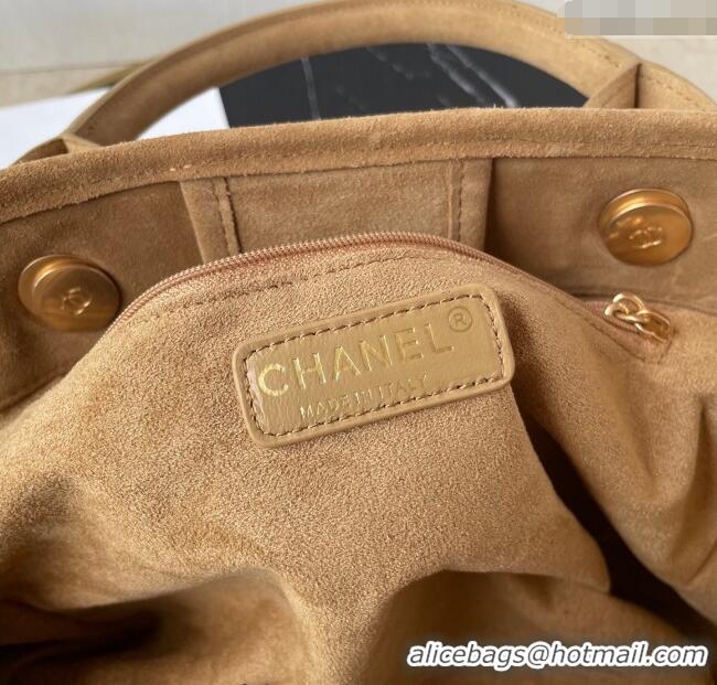 Best Quality Chanel Deauville Coco Beach Medium Shopping Bag AS3351 Beige 2025