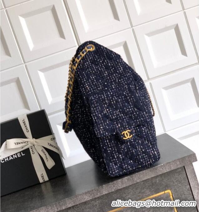Traditional Discount Chanel 25 Tweed Medium Handbag AS5311 Blue 2025
