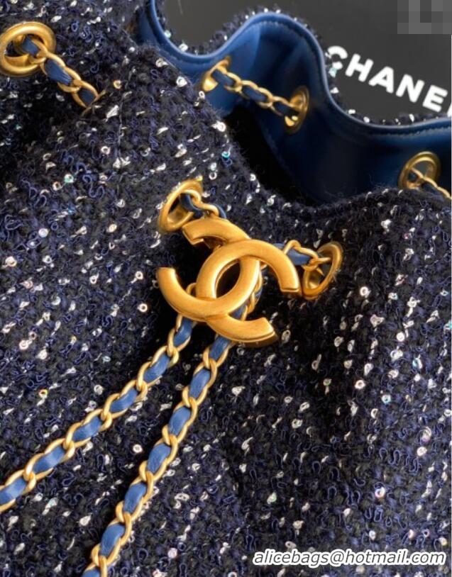 Traditional Discount Chanel 25 Tweed Medium Handbag AS5311 Blue 2025