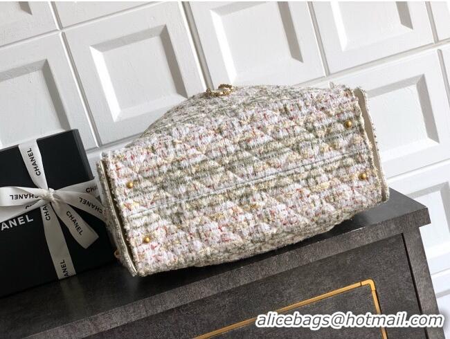 Good Quality Chanel 25 Tweed Medium Handbag AS5311 Pink 2025