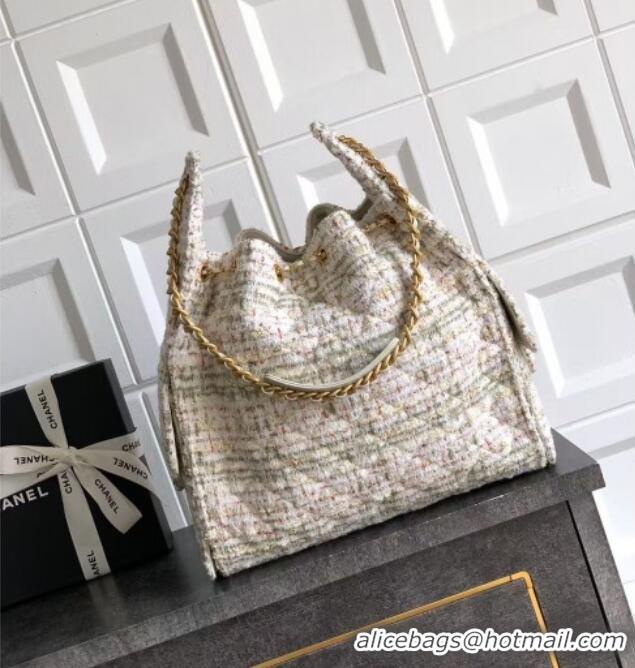 Good Quality Chanel 25 Tweed Medium Handbag AS5311 Pink 2025