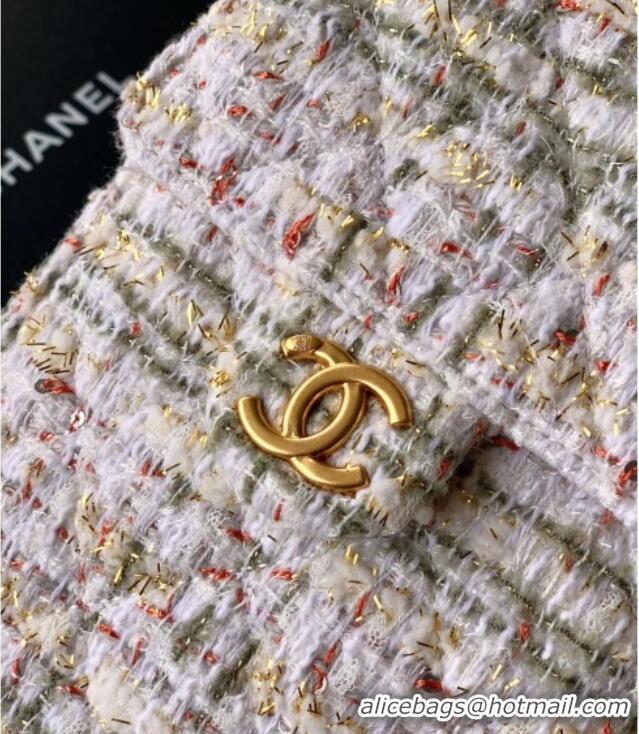 Famous Brand Chanel 25 Tweed Small Handbag AS5293 Pink 2025