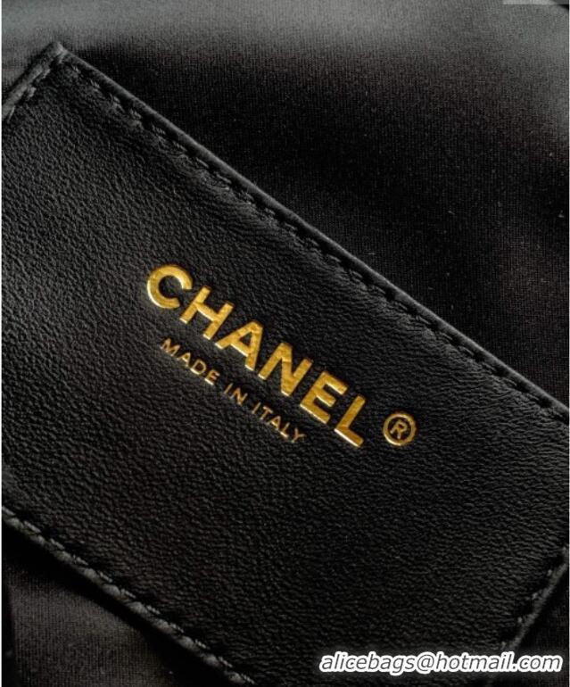 Well Crafted Chanel 25 Tweed Small Handbag AS5293 Black 2025