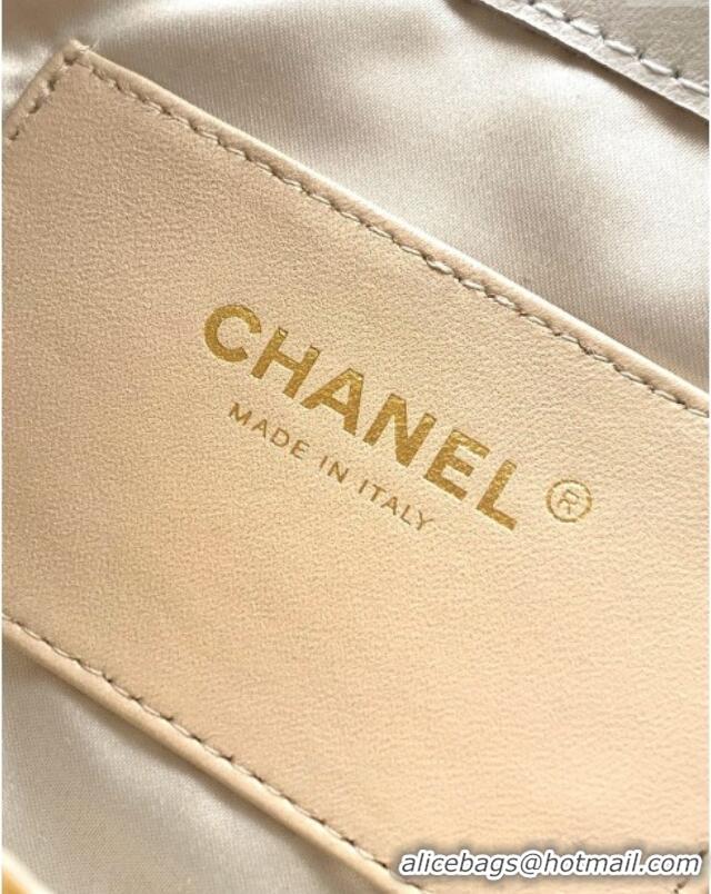 Famous Brand Chanel 25 Mini Hobo Handbag in Tweed AS5631 Pink 2025