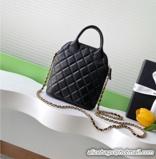 Good Taste Chanel Suede & Lambskin Clutch with Chain AP4742 Black/Grey 2025