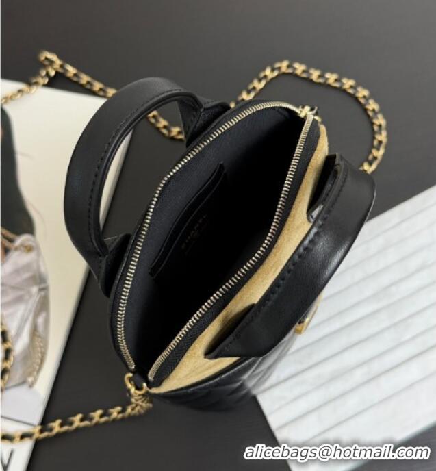 Grade Quality Chanel Suede & Lambskin Clutch with Chain AP4742 Beige/Black 2025