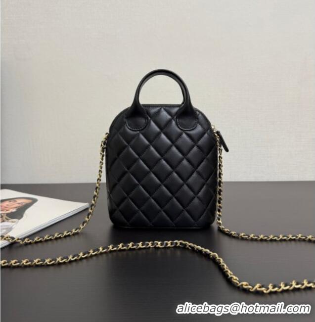 Grade Quality Chanel Suede & Lambskin Clutch with Chain AP4742 Beige/Black 2025