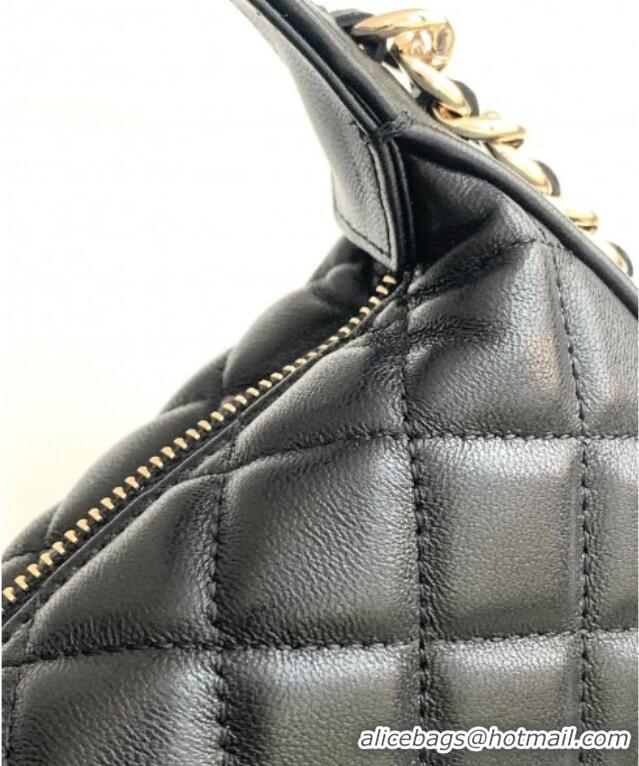 Buy Cheapest Chanel Lambskin Mini Pouch AP3095 Black 2025