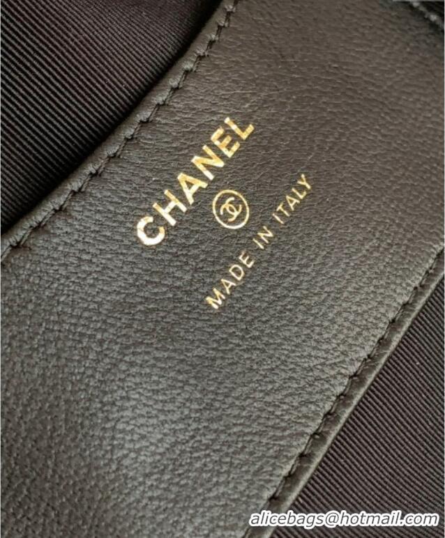 Buy Cheapest Chanel Lambskin Mini Pouch AP3095 Black 2025