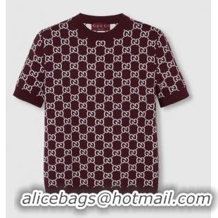 ​Modern Classic Gucci Reversible GG Wool Jacquard Top ‎798159 2025