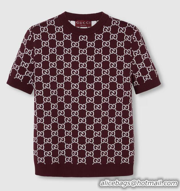 ​Modern Classic Gucci Reversible GG Wool Jacquard Top ‎798159 2025