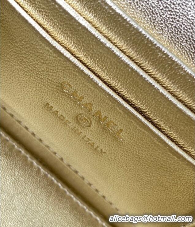 Top Quality Chanel Grainy Calfskin Large Vanity with CC Chain AP3940 Gold 2025