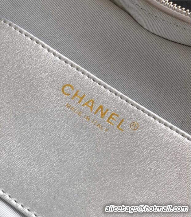 Best Product Chanel Lambskin Heart Bag AS5764 Silver 2025