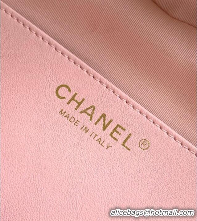 Famous Brand Chanel Lambskin Heart Bag AS5764 Light Pink 2025