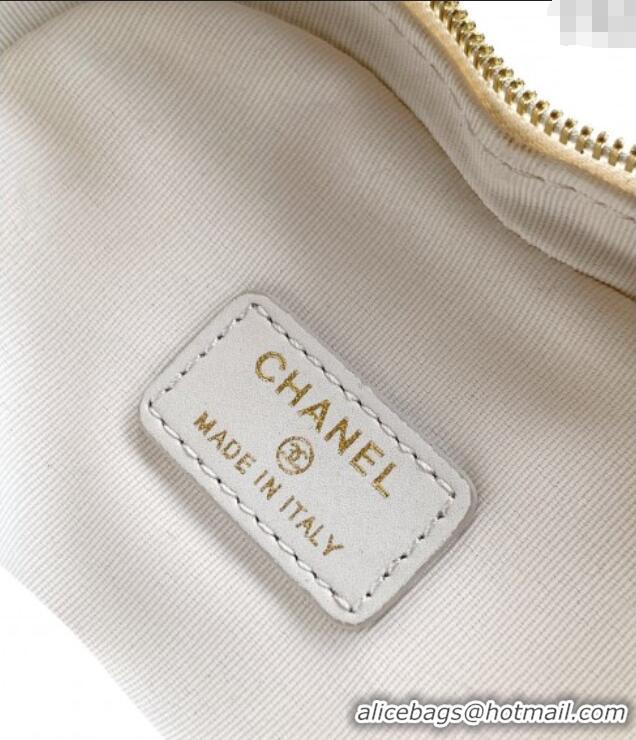 Buy Discount Chanel Lambskin Heart Clutch with Chain AP2784 White 2025