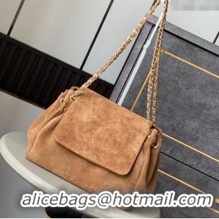 Traditional Specials Chanel Suede Flap Bag CH081302 Brown 2025