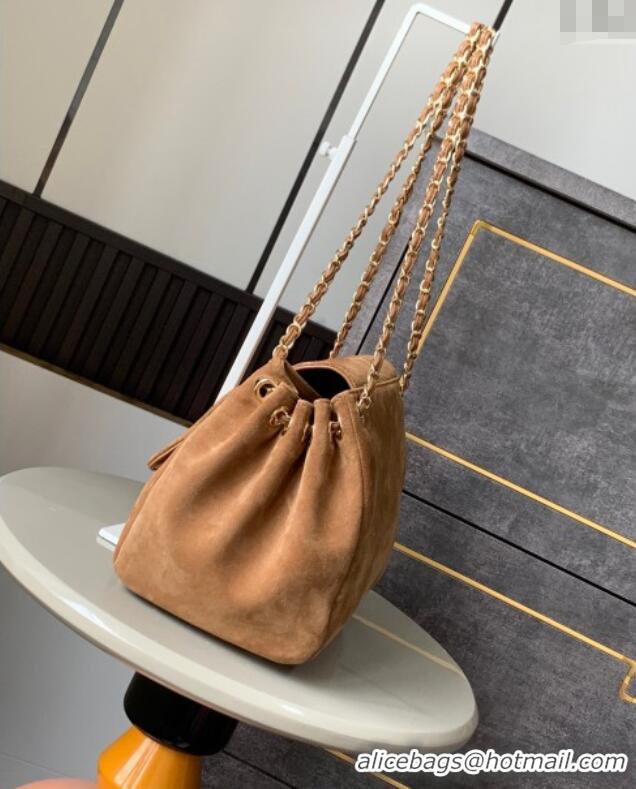 Traditional Specials Chanel Suede Flap Bag CH081302 Brown 2025