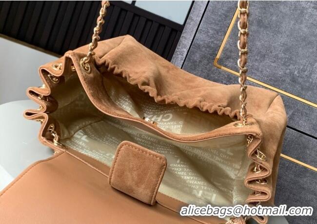 Traditional Specials Chanel Suede Flap Bag CH081302 Brown 2025