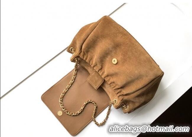 Traditional Specials Chanel Suede Flap Bag CH081302 Brown 2025