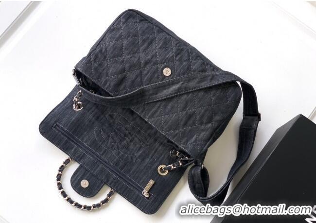 Buy Cheap Chanel Quilted Denim Small Flap Bag CH081303 Dark Blue 2025