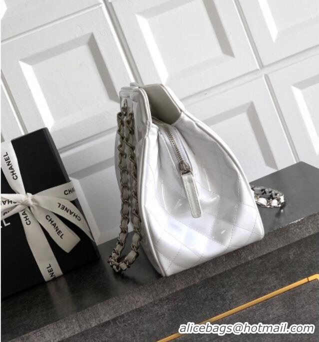 Top Design Chanel Maxi CC Shopping Bag CH081304 White 2025