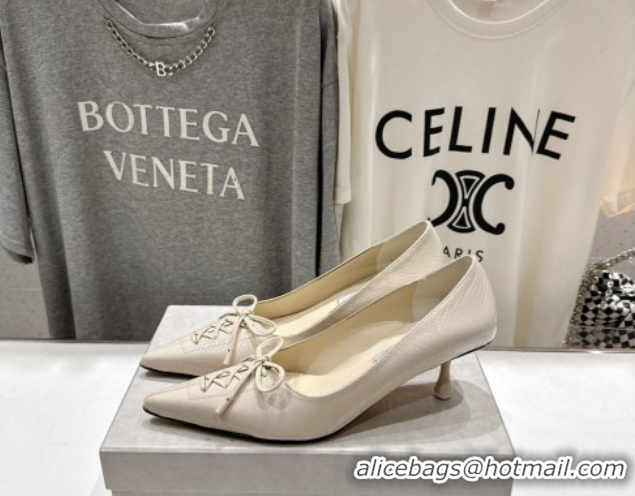 Good Product Jimmy Choo Scarlett 50 Pumps in Elaphe Print Leather Beige 5071902