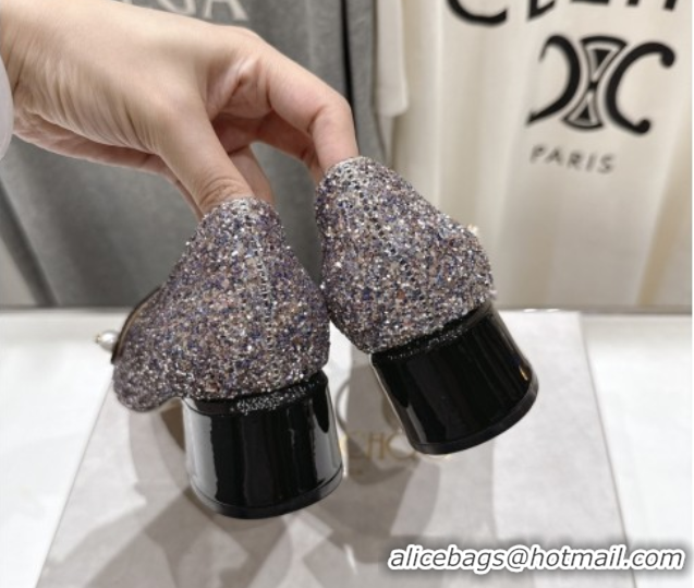Expensive Jimmy Choo Elisa 45 Pumps in Glitter & Patent leather Multicolor/Black 5071916