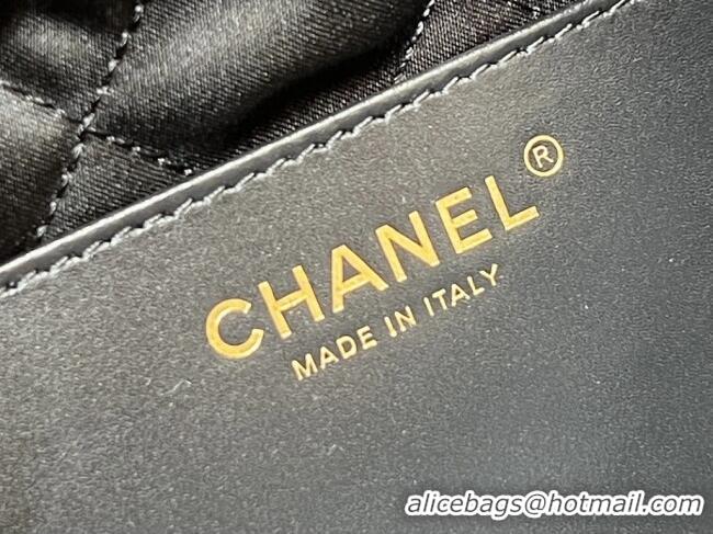 Buy Promotional Chanel 22 Mini Bag in Haas Grainy Calfskin AS3980 Black 2025 Top Quality