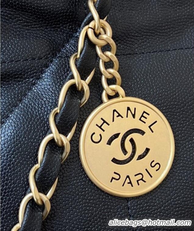 Trendy Design Chanel 22 Bag in Haas Grainy Calfskin AS3261 Black 2025 Top Quality