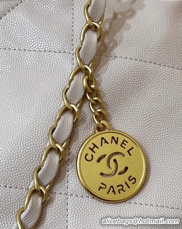 Buy Discount Chanel 22 Small Bag in Haas Grainy Calfskin AS3260 Pink 2025 Top Quality