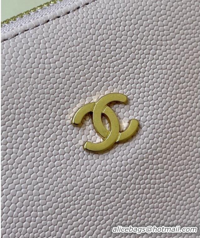 Buy Discount Chanel 22 Small Bag in Haas Grainy Calfskin AS3260 Pink 2025 Top Quality