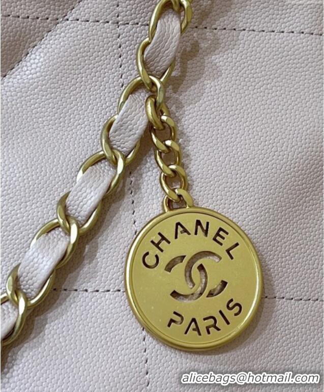 Market Sells Chanel 22 Bag in Haas Grainy Calfskin AS3261 Pink 2025 Top Quality