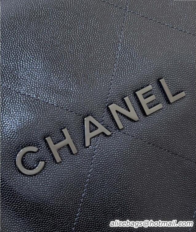 Well Crafted Chanel 22 Small Bag in Grainy Calfskin AS3260 Black/Gold 2025 Top Quality