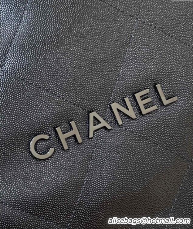 New Product Chanel 22 Bag in Grainy Calfskin AS3260 Black/Gold 2025 Top Quality