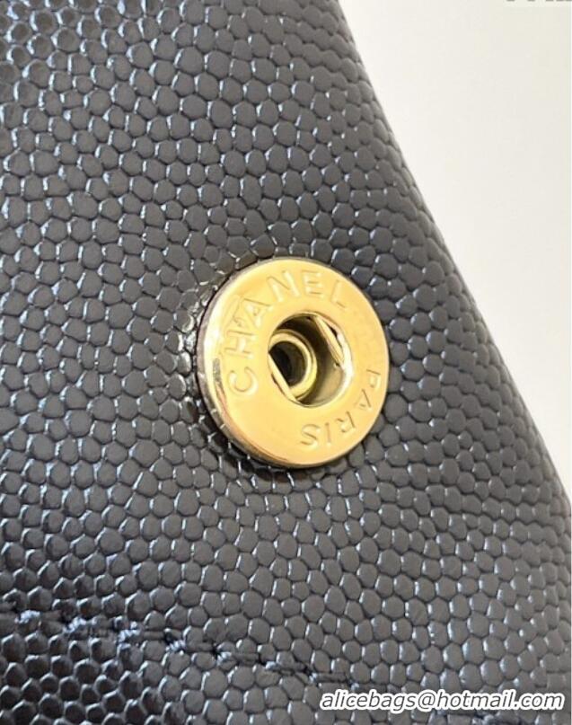 New Product Chanel 22 Bag in Grainy Calfskin AS3260 Black/Gold 2025 Top Quality