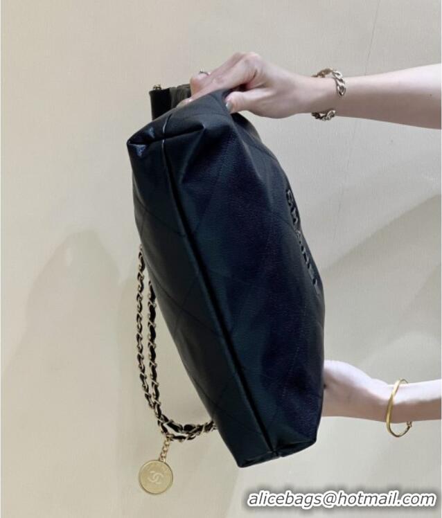 New Product Chanel 22 Bag in Grainy Calfskin AS3260 Black/Gold 2025 Top Quality