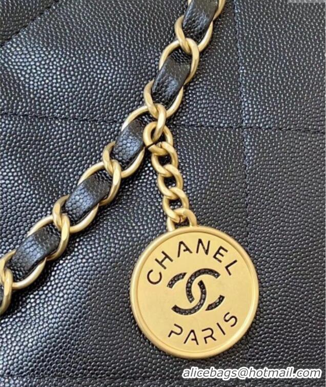 New Product Chanel 22 Bag in Grainy Calfskin AS3260 Black/Gold 2025 Top Quality