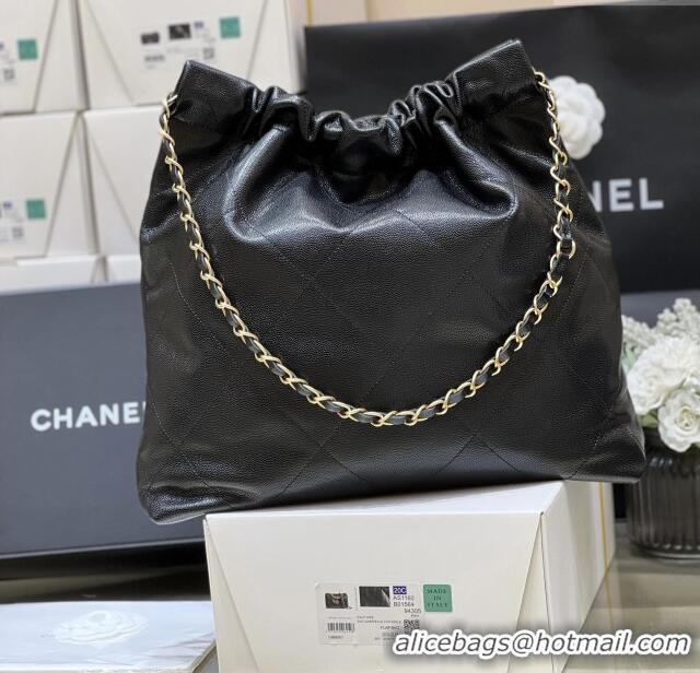 New Product Chanel 22 Bag in Grainy Calfskin AS3260 Black/Gold 2025 Top Quality