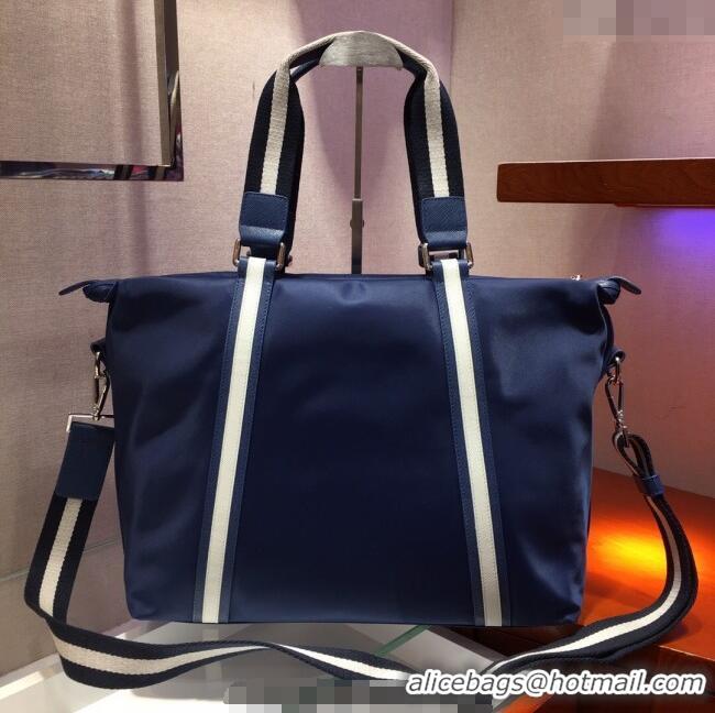 Reasonable Price Prada Mens Nylon Top Handle Bag PR2096 Blue 2025