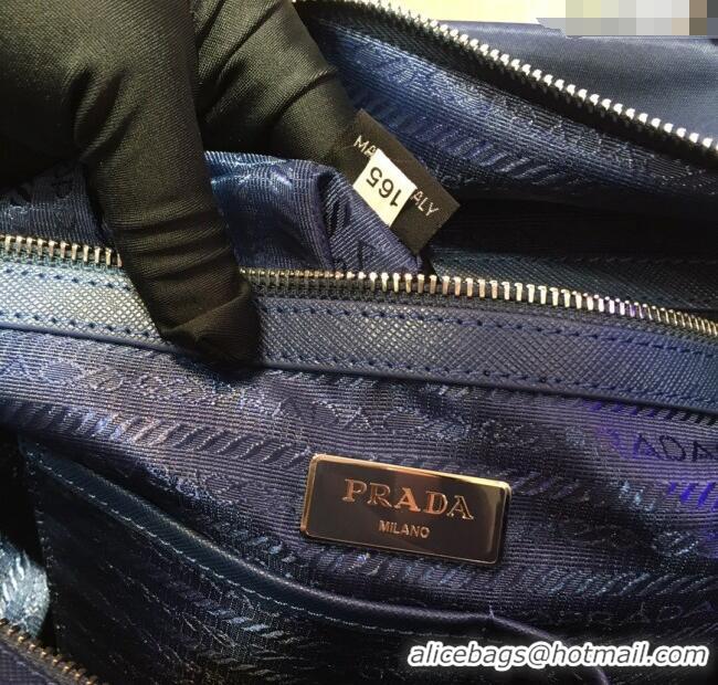 Reasonable Price Prada Mens Nylon Top Handle Bag PR2096 Blue 2025