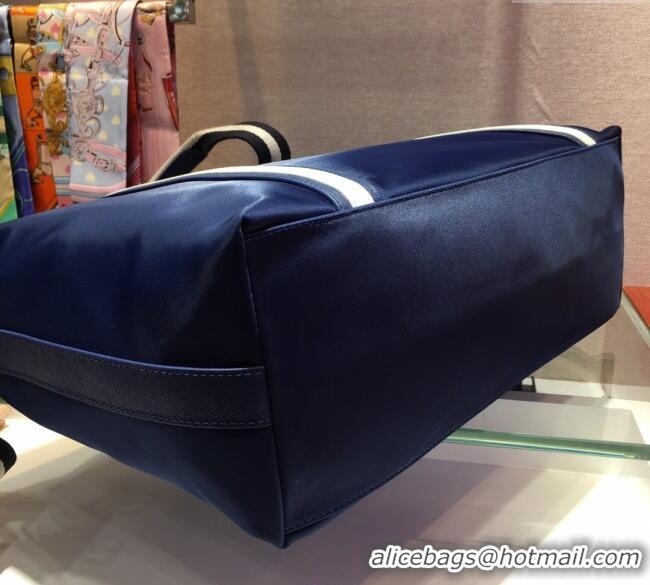 Reasonable Price Prada Mens Nylon Top Handle Bag PR2096 Blue 2025