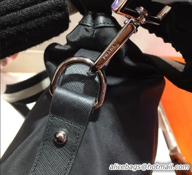 Best Price Prada Mens Nylon Top Handle Bag PR2096 Black 2025