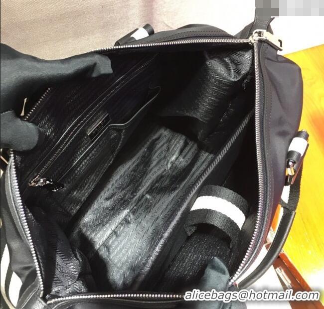 Best Price Prada Mens Nylon Top Handle Bag PR2096 Black 2025