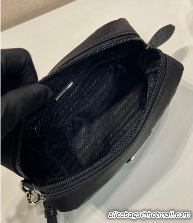 Top Grade Prada Small Re-Nylon pouch 1NS021 Black 2025