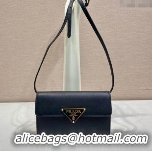 Reasonable Price Prada Saffiano leather mini-bag 1BD386 Black 2025